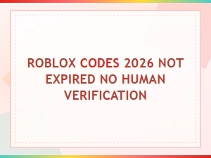 Roblox Codes 2026 Not Expired No Human Verification Free Robux